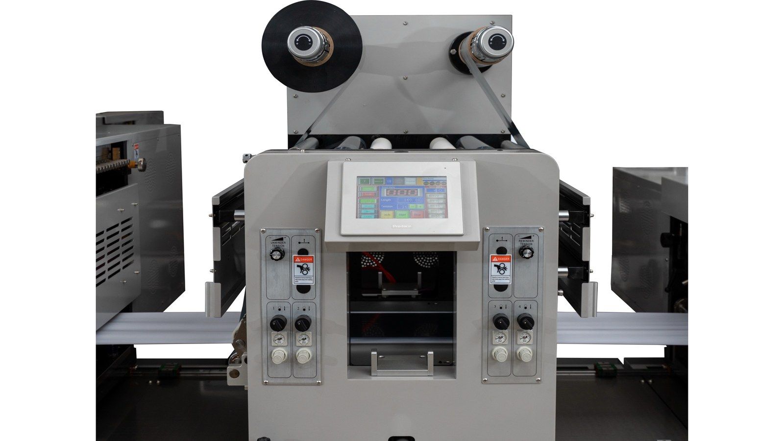 Optional servo cold foil stamping station